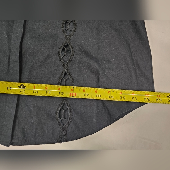 NWT By Anthropologie Cutwork Peasant Button Down Blouse SZ MEDIUM - Picture 14 of 15